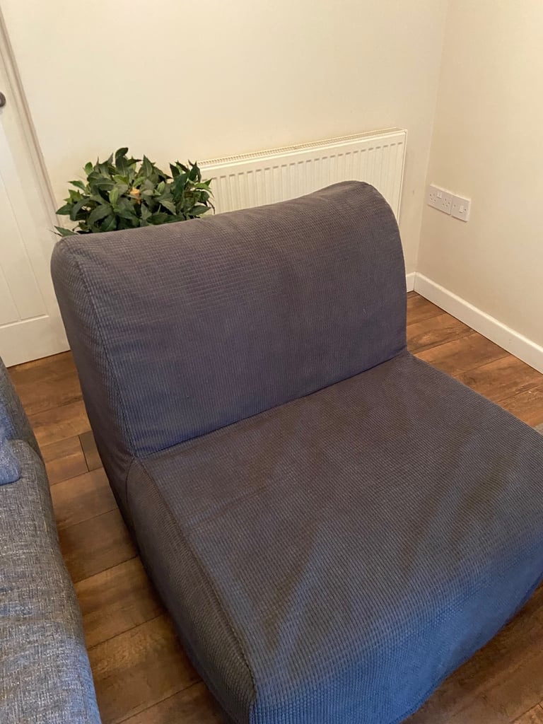 IKEA Lycksele futon style chair bed , dark grey 