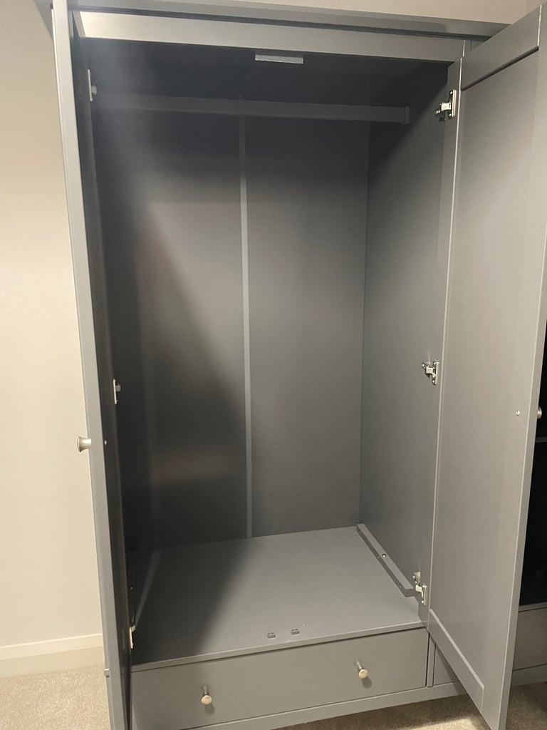 Grey M&S wardrobe