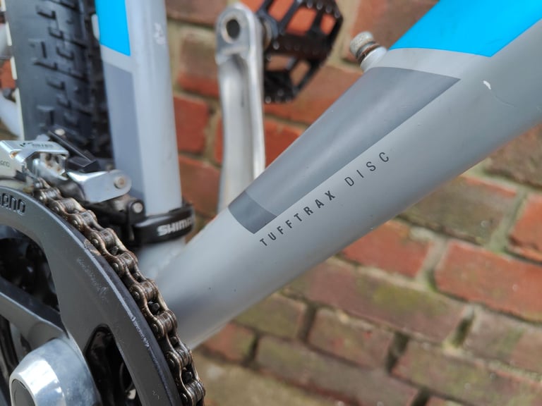 SERVICED (6107) 27.5" SARACEN TUFFTRAX 24-speed Aluminium Mountain BIKE Disc Brakes BICYCLE Size S/M