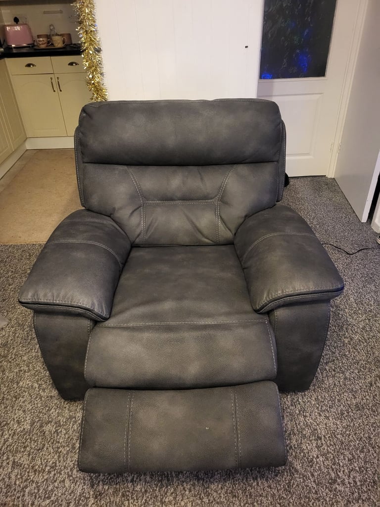 DFS Electric Recliner Sofa and Chair