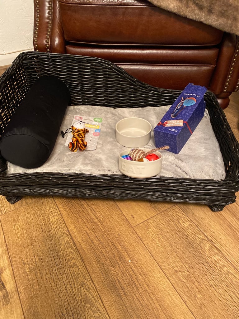 image for Wicker cat bed L26XW16”