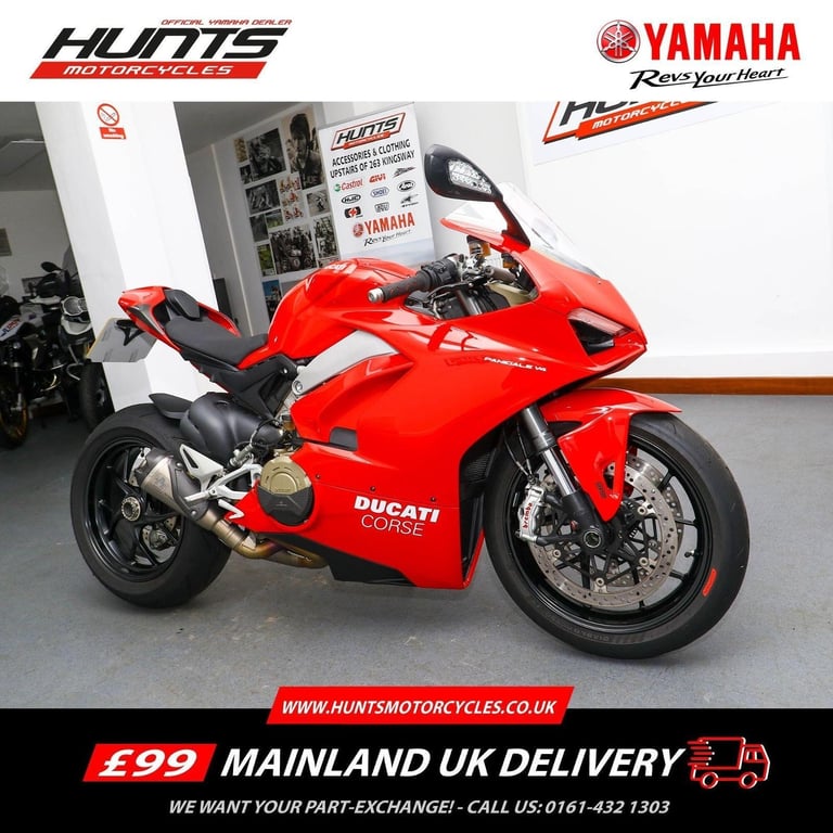 image for 2020, '20 Ducati Panigale V4. ONLY 8,536 MILES. Arrow Exhaust. £12,995