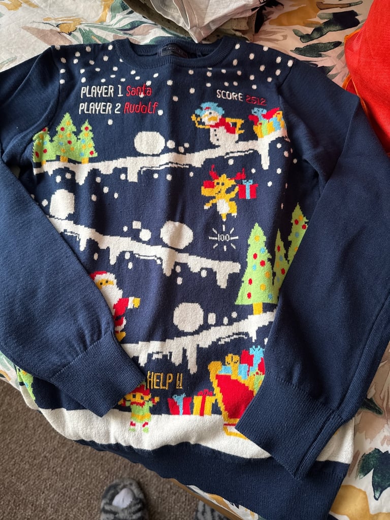image for Boys NEXT Christmas Jumper