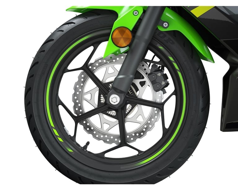 New 2026 Kawasaki Motorcycle Ninja 125 Green Grey Due November