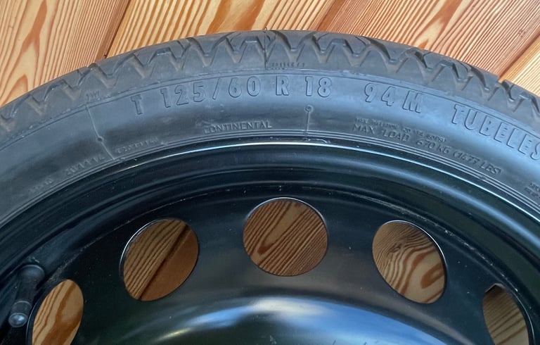 Audi A1   VW Polo   VW Golf  18inch Space Saver wheel          1J0601027M.  3.5,Jx18H2