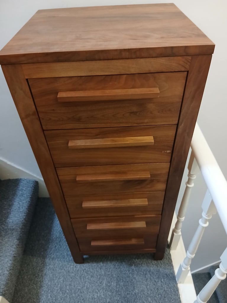 image for Oak Tall Boy & Side Table