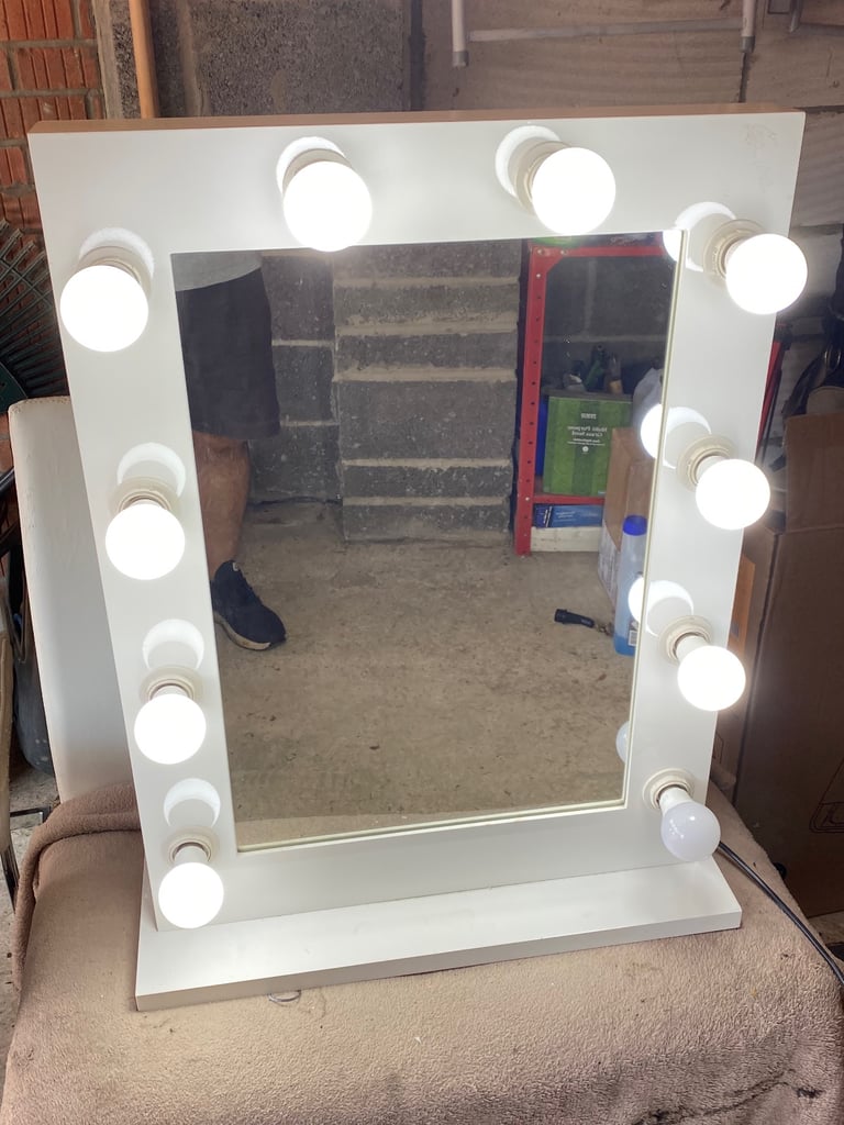 Dressing Table Lighted Mirror