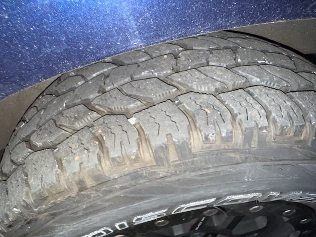 4 black Rhino alt wheels with 4 new Cooper Discoverer A/T tyres