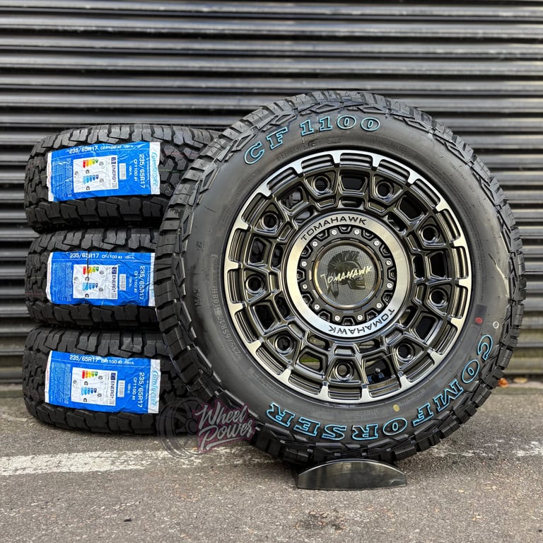 17” 5x120 VW Transporter T5 - T6.1 Swamper Alloys Wheels & All Terrain Comforser Tyres 