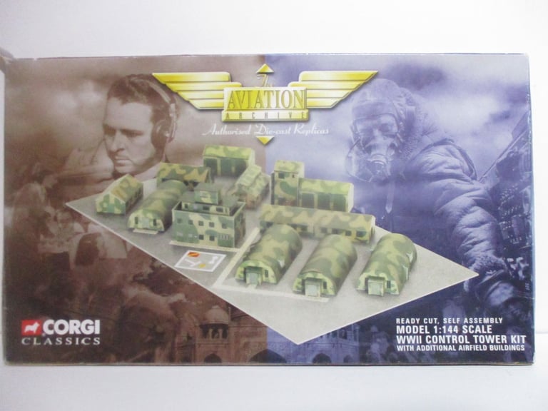 image for CORGI METCALF 31806 WWII CONTROL TOWER SET