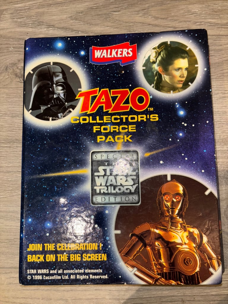 Star Wars Walkers Tazo Collectors Force Pack Complete Set 1996 - New
