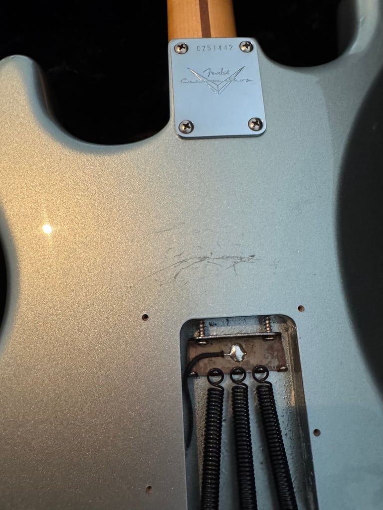 Fender Custom Classic Stratocaster 2005 - Custom Shop Firemist Silver Strat