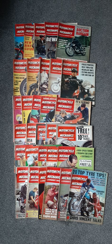 Motorcycle Scooter & 3 Wheeler Mechanics magazines - 31 editions