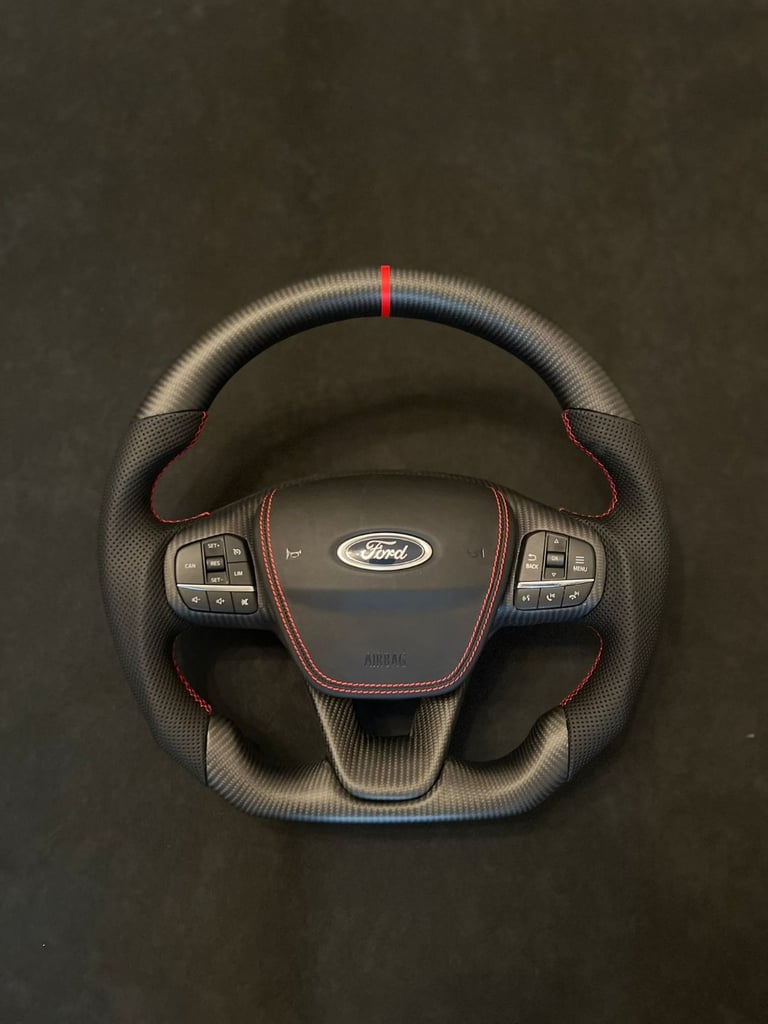 Transit custom sports steering wheel complete 