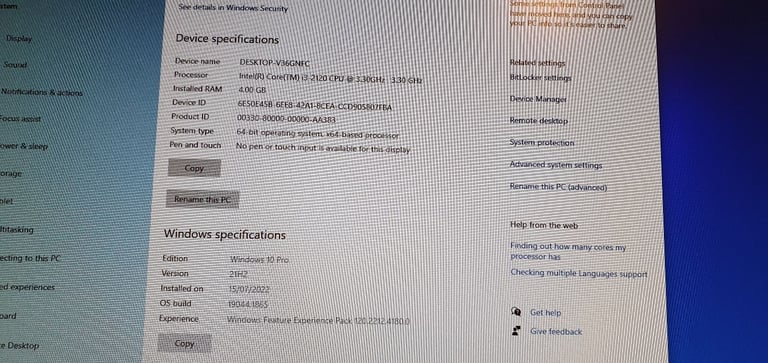 DELL VOSTRO 360 ALL-IN-ONE WIRLESS PC