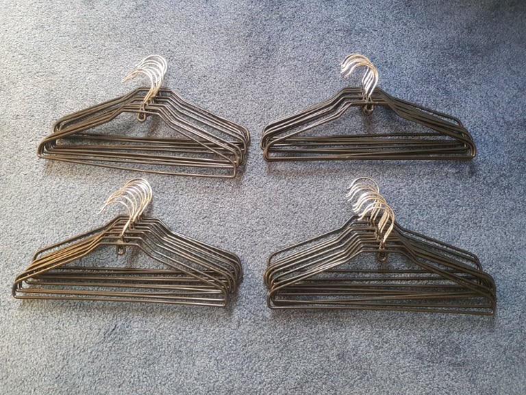 40x Non-slip coat hangers