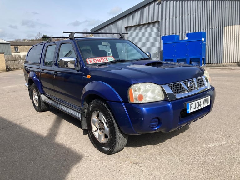 2004 Nissan NAVARA D22 2.5TD DOUBLE CAB 4X4 PICKUP (ONLY 88K MLS) PX HILUX/L200