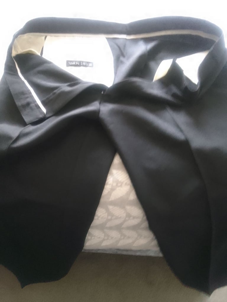 Men's simon Taylor trousers black new