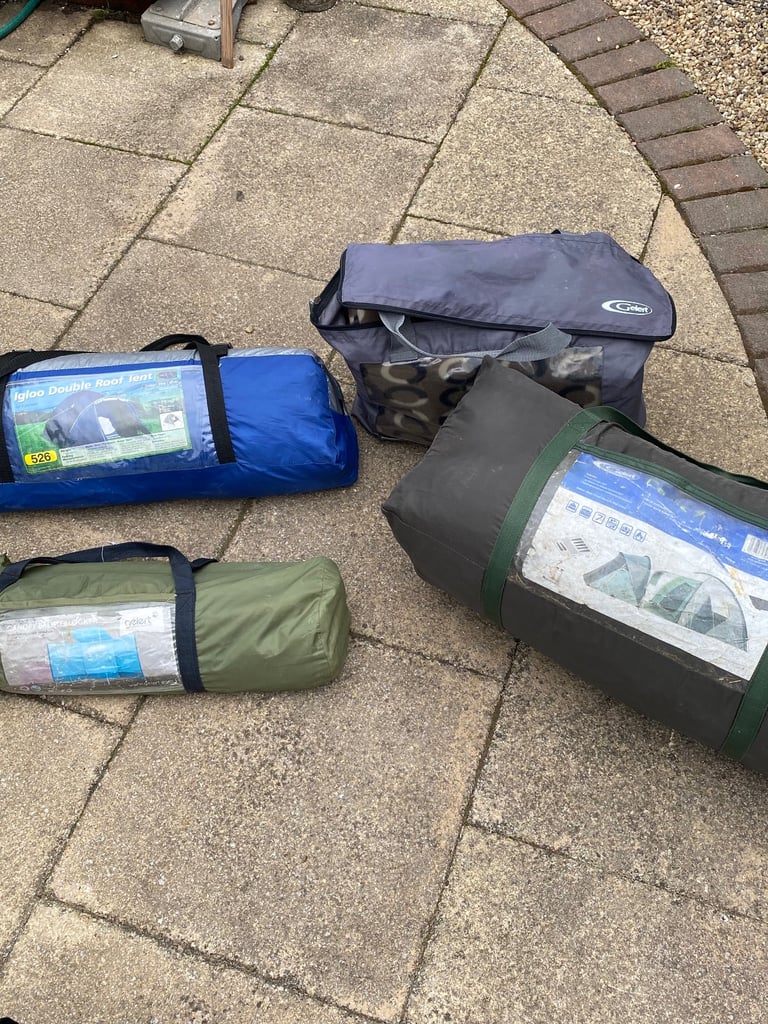 image for Tent x 2 and camping equipment 