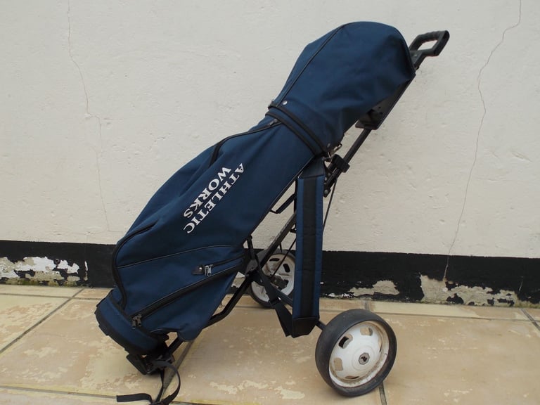 Mens Right Handed Regal Pro Orbit Golf Club Set + Bag and Trolley