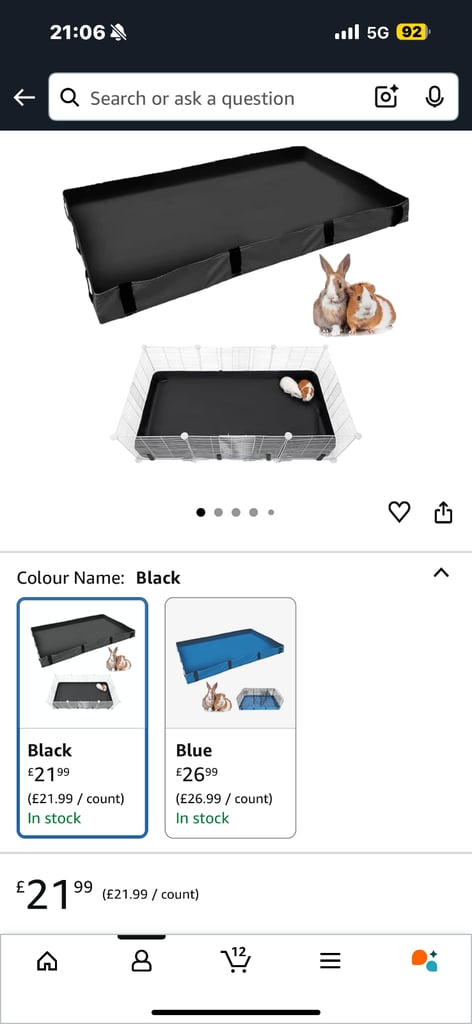 Durable tarp bottom of cage 