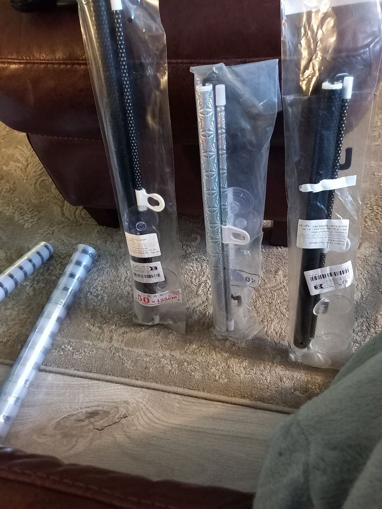 Stick on blinds great for bathroom or caravan and car windowa