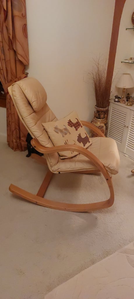 image for Leather Rocking Chair