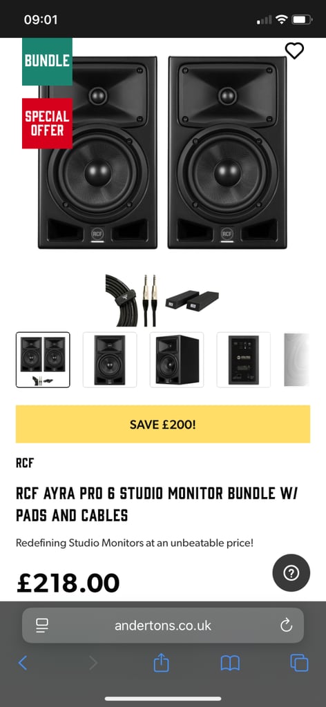 Studio monitors 