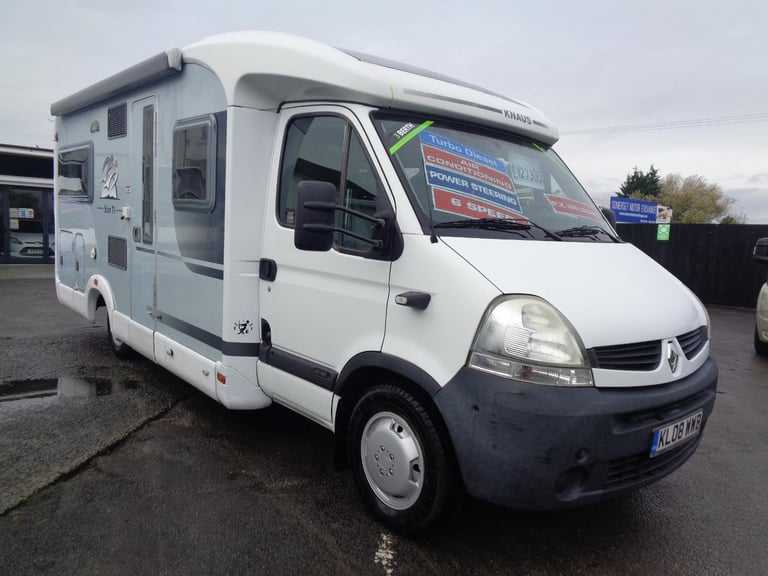 Knaus Sun Ti 650 MF 3 Berth Renault Traffic Cab Air con DIESEL MANUAL 2008