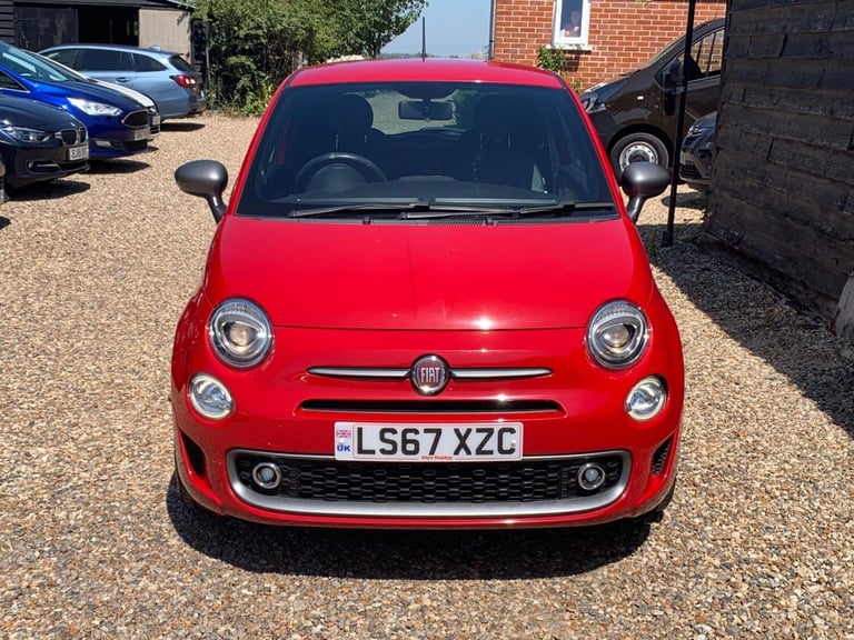 2017 Fiat 500 1.2 S Euro 6 (s/s) 3dr HATCHBACK Petrol Manual