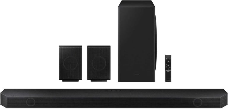 NEW £1100 SAMSUNG Q930B 9.1.4 CHANNEL CINEMA SPEAKER SYSTEM ATMOS DTS WIRELESS SOUNDBAR SUBWOOFER