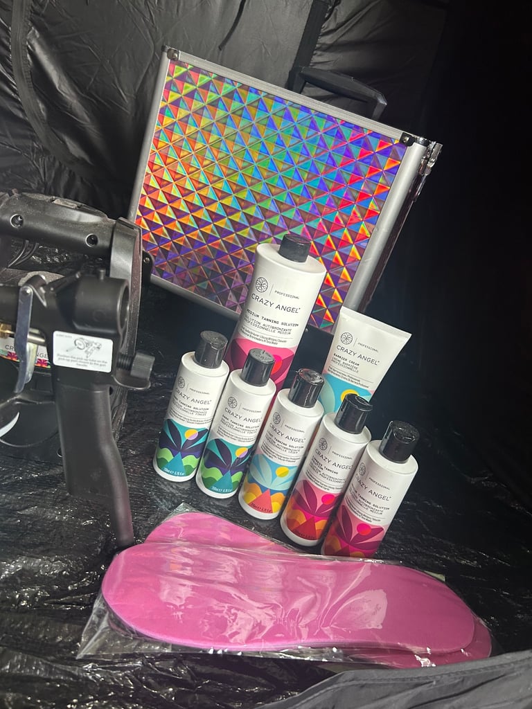 Brand new never used spray tanning equipment