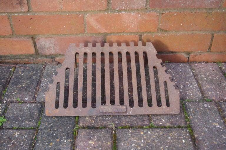 image for Vintage cast iron fire grate
