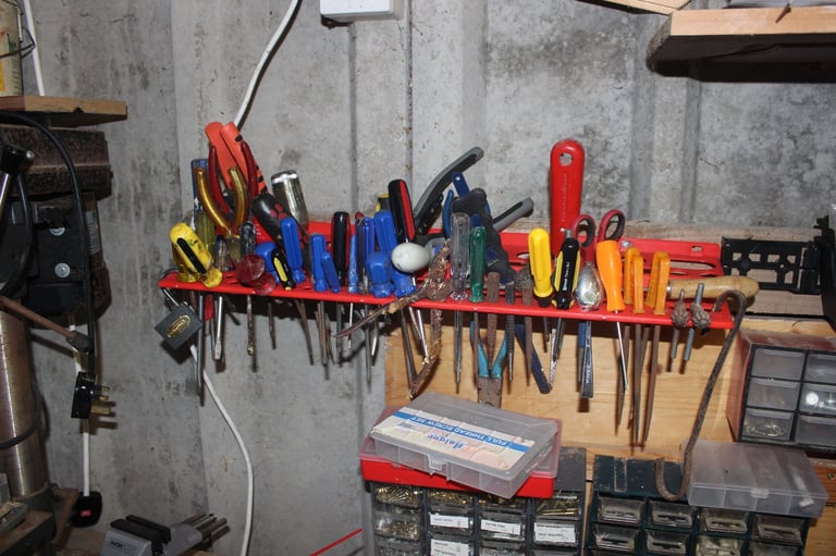 Garage sale of power tools. Drill / electric saw / sander / staple + nail gun / drill / lawn mower