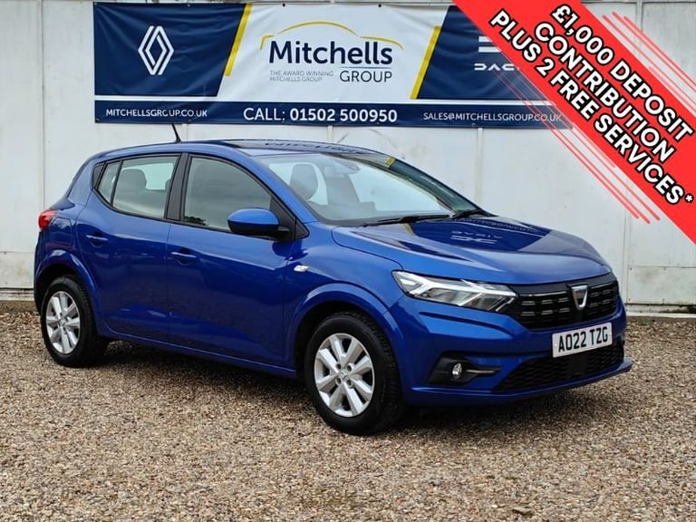 2022 Dacia Sandero 1.0 TCe Bi-Fuel Comfort 5dr Hatchback Petrol/LPG Manual