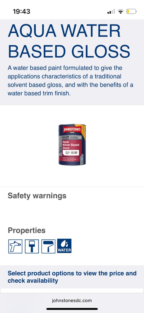 image for Gloss water based. 