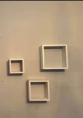 Set of 3 x ikea wall selves for sale - £3(Wallisdown)