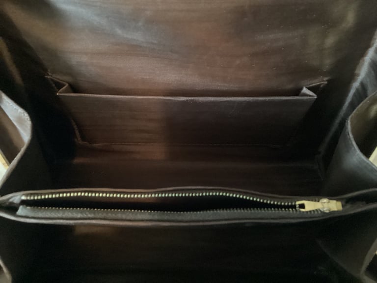 Retro Vintage Faux leather square handbag