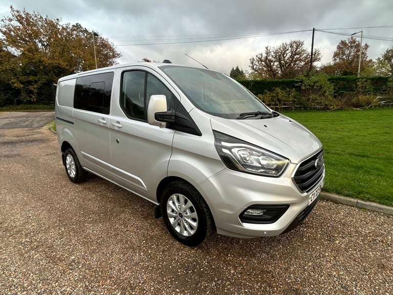 2020 Ford Transit Custom 2.0 300 EcoBlue Limited Crew Van Auto L1 H1 Euro 6 (s/s) 5dr PANEL VAN D...