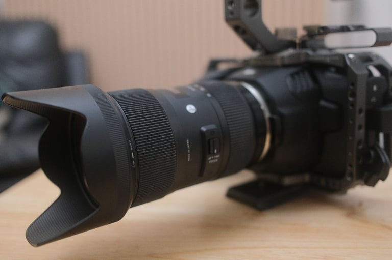 BMPCC 6K (EF) With Full Tilta Cage, Sigma 18-35mm, Samyang 85mm, V-Mount Battery & Tiffen ND Filter