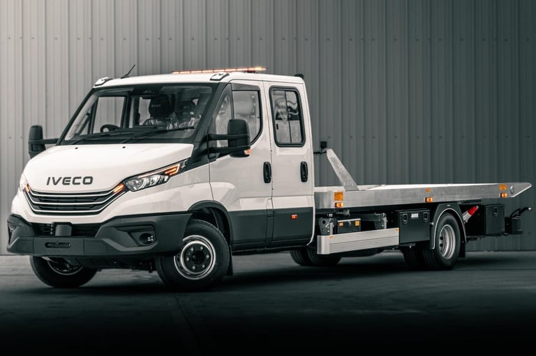 image for 2025 IVECO DAILY 7.2T 180BHP DOUBLE CAB RECOVERY TRUCK TILT AND SLIDE 