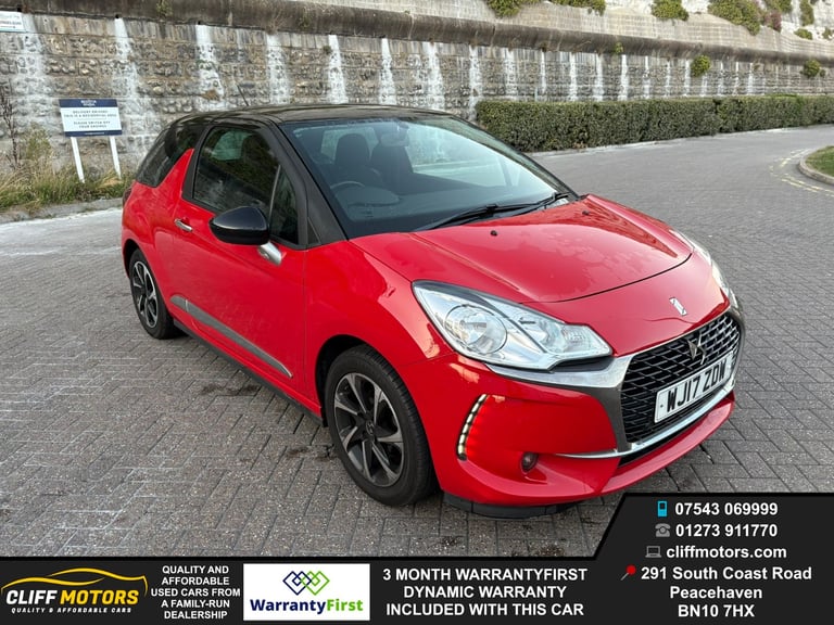2017 DS DS3 Elegance - New Years MOT - £20 Road Tax - ULEZ Compliant - 3 Month Warranty