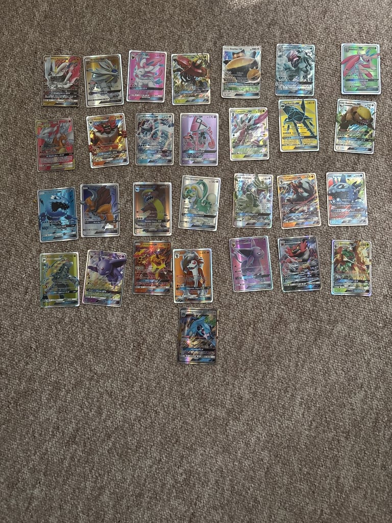 image for 29 Pokémon cards all GX