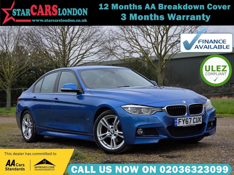 2017 BMW 3 Series 2.0 330e 7.6kWh M Sport Auto Euro 6 (s/s) 4dr SALOON Petrol/Electric Hybrid Aut...