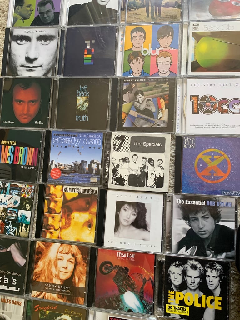 300 CD’s Rock,Blues, Jazz, Pop plus others 