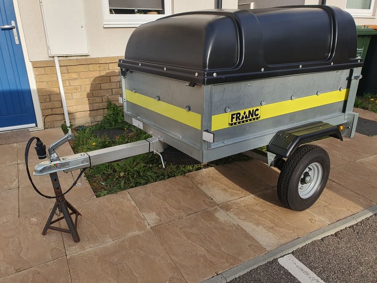 Franc 4x3 trailer with ABS hard top 
