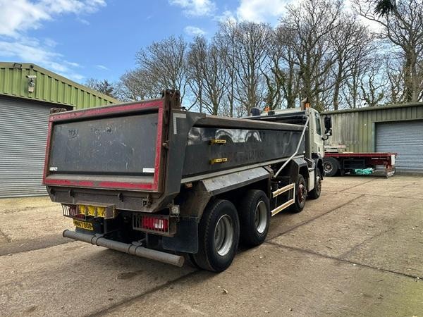 Daf CF400 Steel Body Tipper 8x4 Automatic Release Tailboard 
