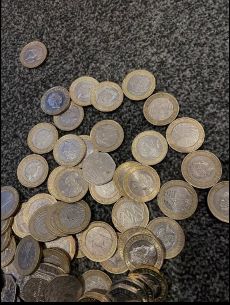 Collection of 50p and £2 coins