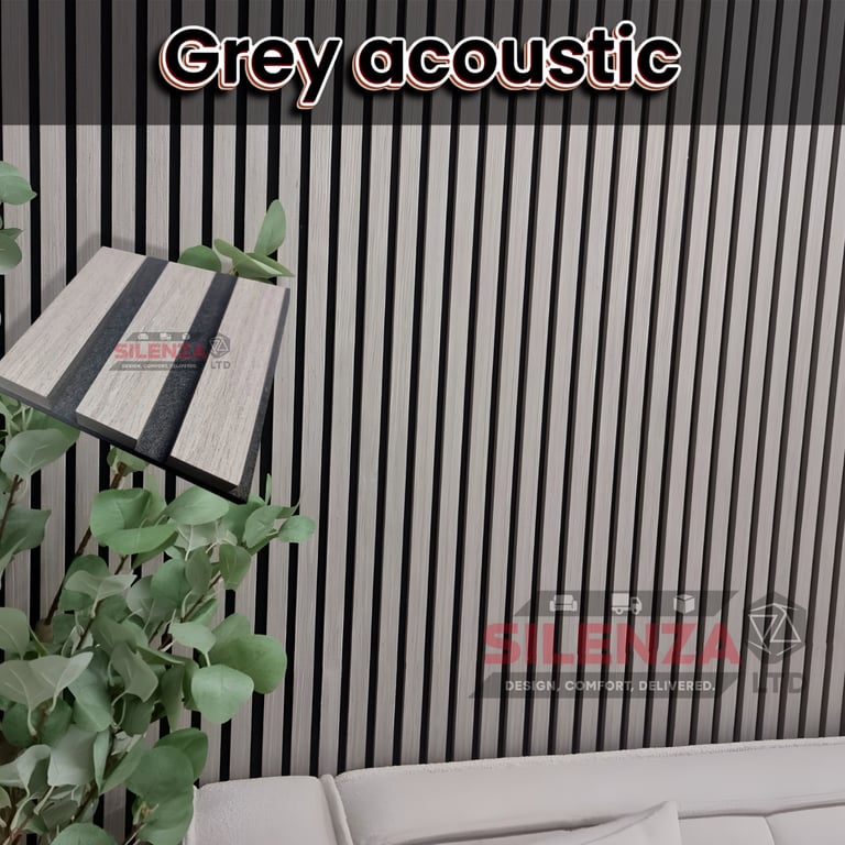 Acoustic Wood Slat Wall Panels - For Media Walls 240x60