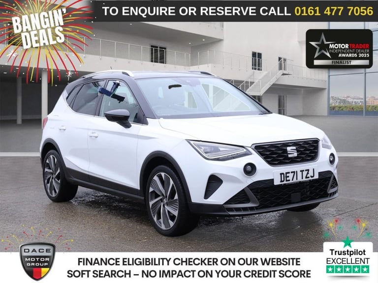 2021 SEAT Arona 1.0 TSI FR Sport SUV 5dr Petrol Manual Euro 6 (s/s) (110 ps) Petrol Manual